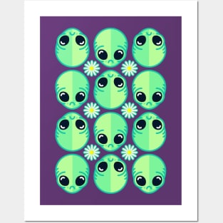 Sad Alien Posters and Art